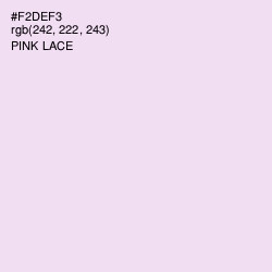 #F2DEF3 - Pink Lace Color Image